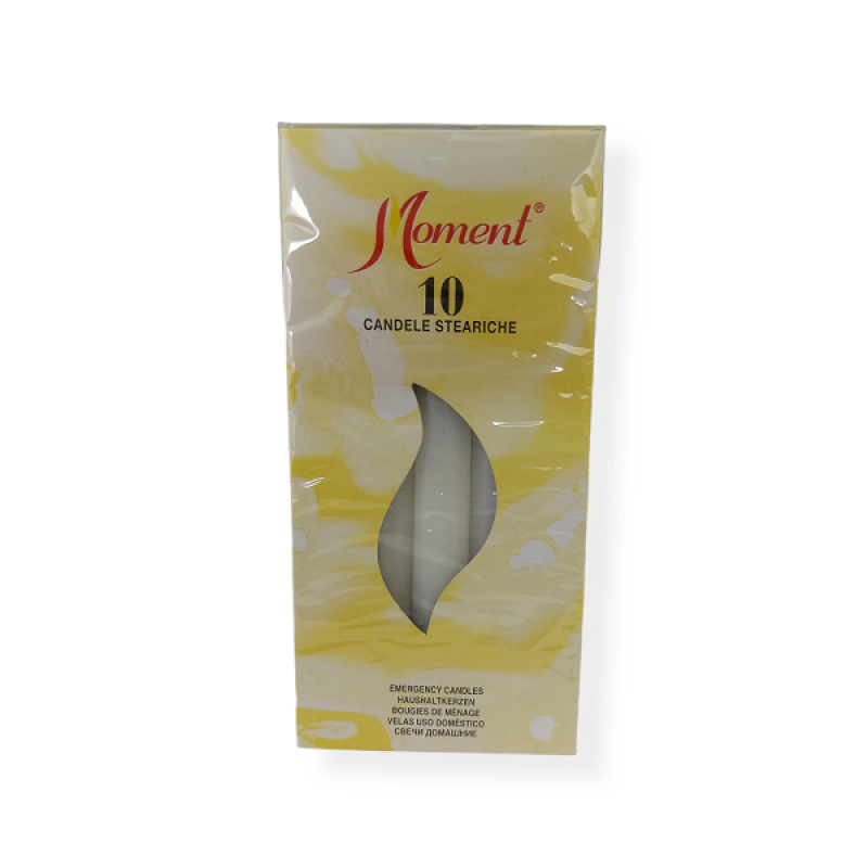 Κεριά - Σπαρματσέτο 20εκ. Συσκευασία 10τμχ Κεριά - Σπαρματσέτο 20εκ. Συσκευασία 10τμχ